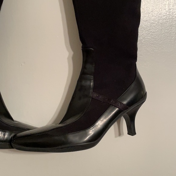 Black Mixed Materials Prada Sport Boot Size 36.5 - Picture 2 of 7